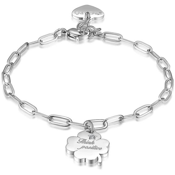 Bracciale Sagapo Donna Be My Always in Acciaio Cristallo SBM56 - SBM56